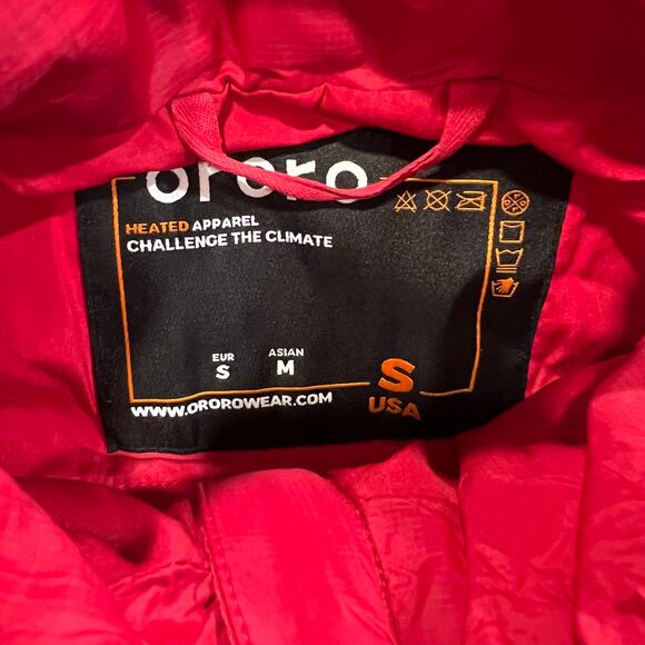 Ororo red puffer vest S women - Picture 5 of 12
